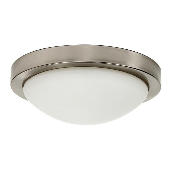 Siva stropna svjetiljka sa staklenim sjenilom ø 32 cm Roda - Candellux Lighting