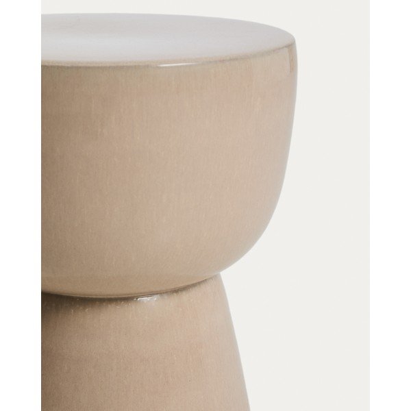 Okrugao vrtni stolić keramički 36x36 cm Mesquida – Kave Home-image-4