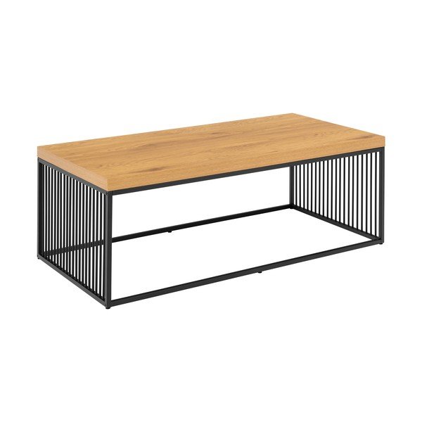 Stolić za kavu s pločom stola u dekoru hrasta u prirodnoj boji 60x120 cm Strington – Actona-image-2