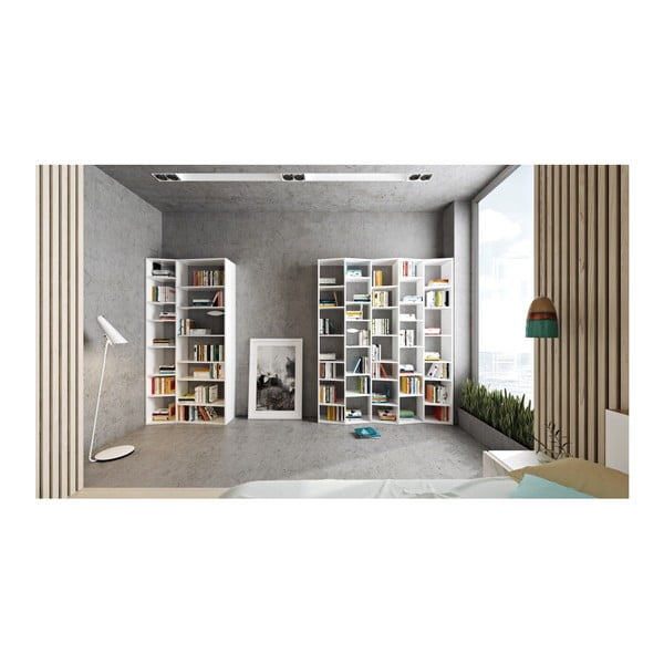 Bijela biblioteka 108x224 cm Valsa – TemaHome-image-3