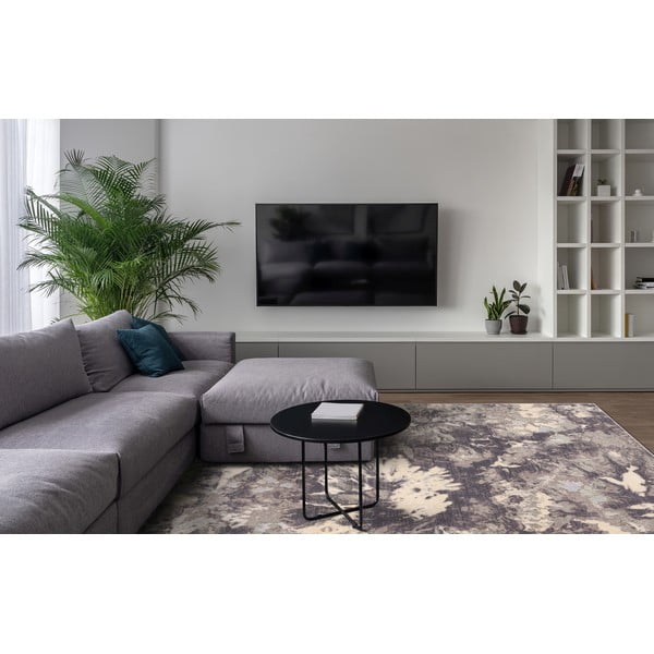 Sivi vuneni tepih 160x240 cm Daub – Agnella-image-1