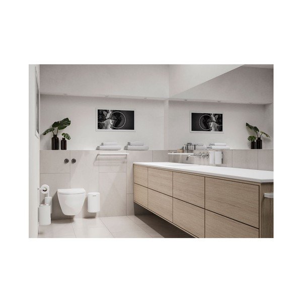 Bijela kupaonska polica Zone Rim, 22 x 11,4 cm-image-1