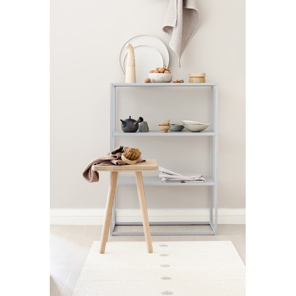 Bež/krem unutarnji i vanjski tepih 70x60 cm Peg Linen Vanilla – Pappelina-image-3