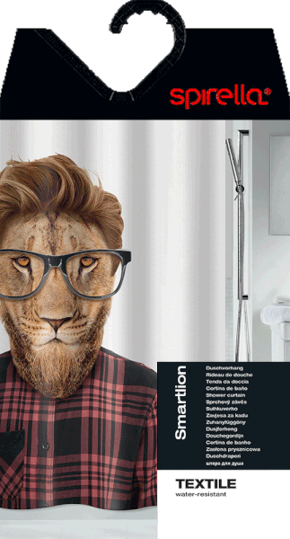 Tuš zavjesa 180x200 cm Smartlion – Spirella-image-2