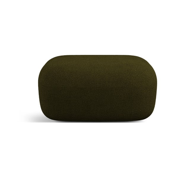 Zeleni tabure od bouclé tkanine Jenny – Micadoni Home