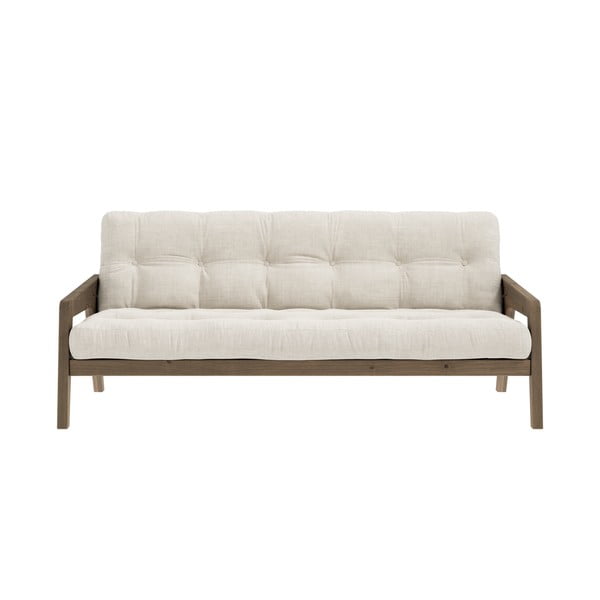 Bež sofa na razvlačenje 204 cm Grab - Karup Design