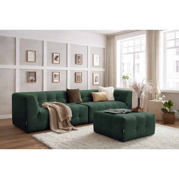 Tamno zelena sofa 324 cm Kleber - Bobochic Paris-image-1