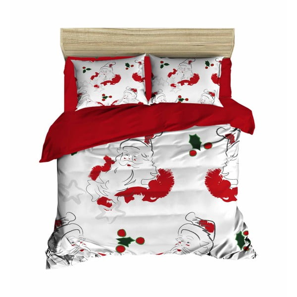 Božićna posteljina za bračni krevet Frances, 200 x 220 cm