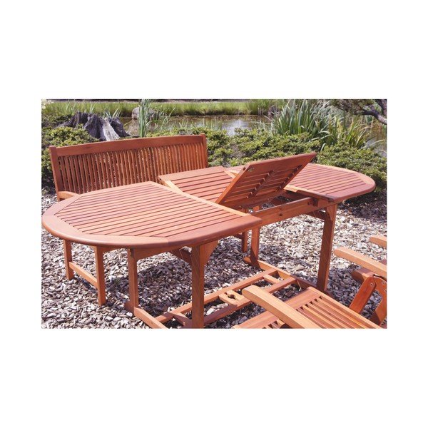Vrtni stol od masivnog eukaliptusa 90x150 cm Stockholm – Garden Pleasure-image-2