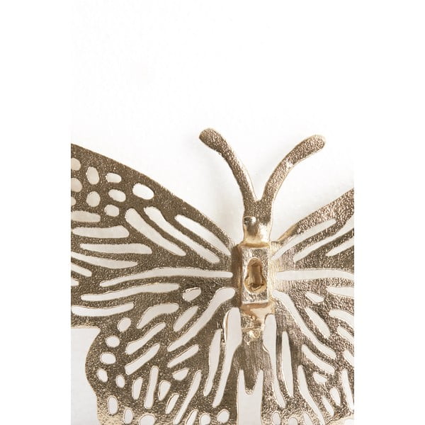 Metalni zidni ukras 26x16 cm Butterfly – Light & Living-image-2