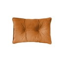 Narančasti jastuk Tiseco Home Studio Velvet Button, 40 x 60 cm