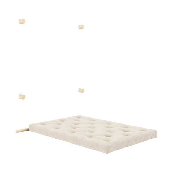 Krem sklopiva sofa od samta 135 cm Hooked – Karup Design-image-4