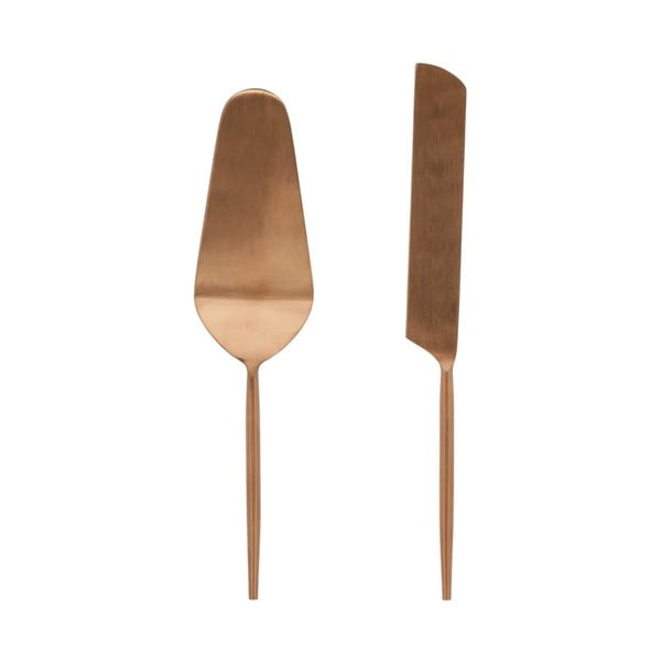 Set za serviranje torte 2 kom od nehrđajućeg čelika Kelda – Kave Home