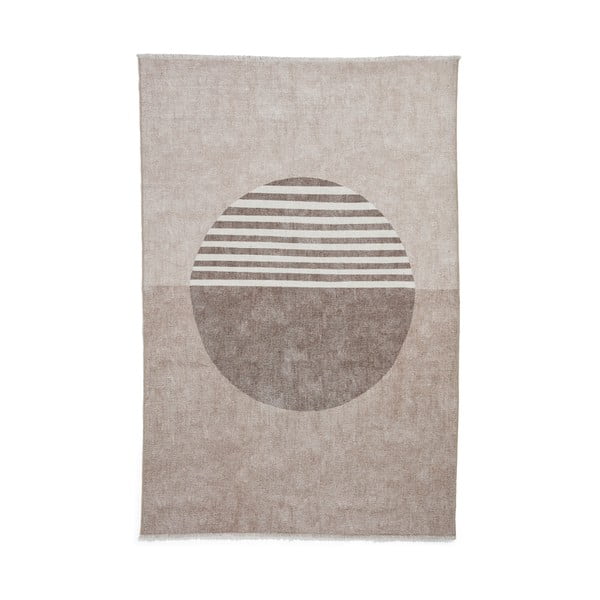 Bež periv tepih od mješavine pamuka 152x230 cm Whisper – Think Rugs