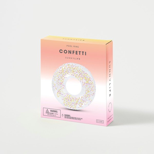Prsten na napuhavanje Sunnylife Confetti, ø 110 cm-image-4