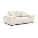 Krem sofa od samta 178 cm Justin – Ropez