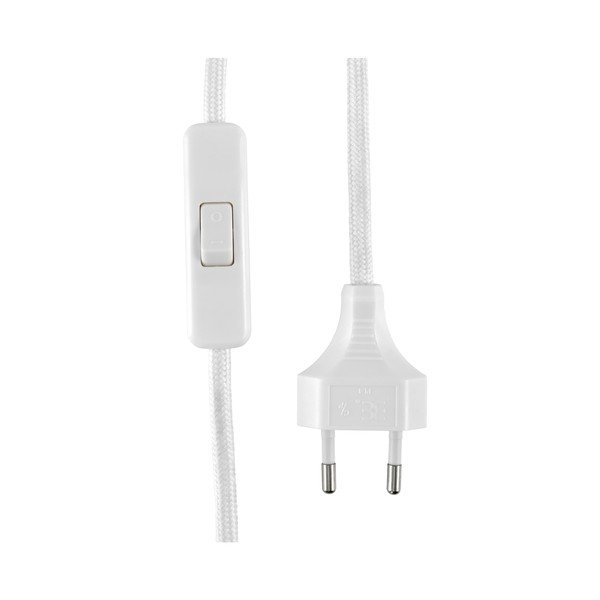 Bijela stolna lampa od boucle tkanine (visina 58 cm) Philo – Ellos Home-image-4