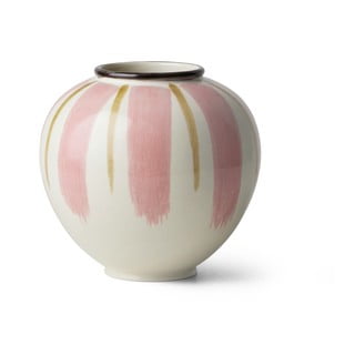 Bijelo-ružičasta keramička vaza ø 16 cm Canvas - Kähler Design
