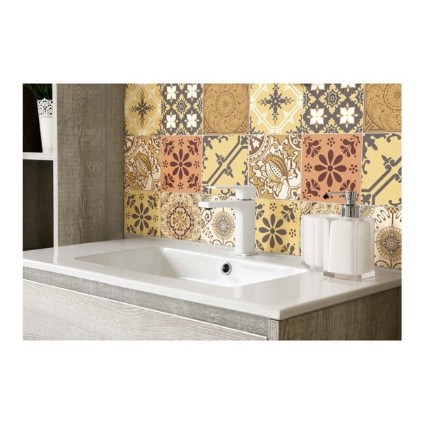 Set od 9 naljepnica Ambiance Cottage, 10 x 10 cm-image-3