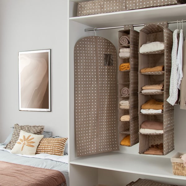 Bež navlaka za haljinu Compactor Dots, 137 cm-image-1