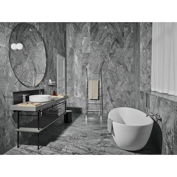 Zidni dozator sapuna od nehrđajućeg čelika u sjajno srebrnoj boji 100 ml Nexio – Blomus-image-1