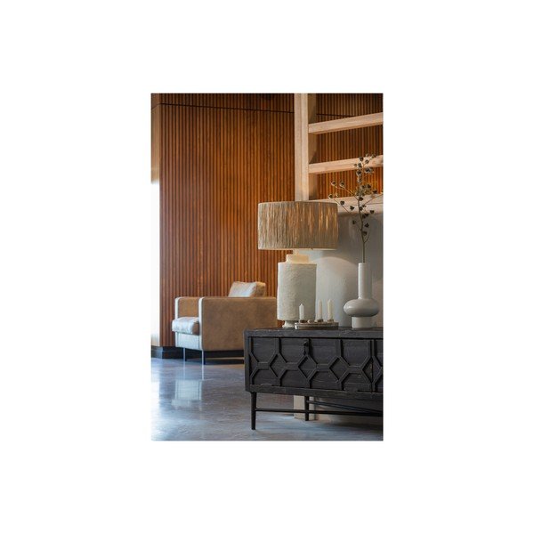 Krem/u prirodnoj boji stolna lampa (visina 63 cm) Pointed – BePureHome-image-2