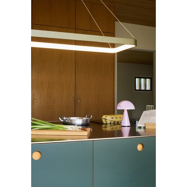 Svijetlo ružičasta LED stolna lampa s mogućnosti zatamnjivanja (visina 20 cm) Mush – Hübsch-image-2