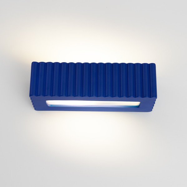 Plava zidna lampa keramička Rivena – Sollux-image-2