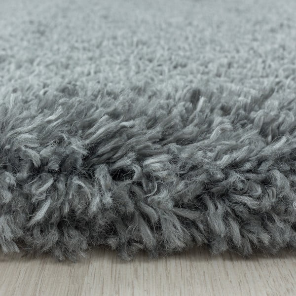 Sivi okrugli tepih ø 200 cm Fluffy – Ayyildiz Carpets-image-3