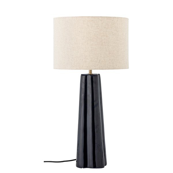 Plava/krem metalna stolna lampa s tekstilnim sjenilom (visina 61 cm) Cornelie – Bloomingville