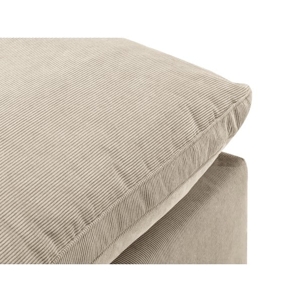 Bež obostrani kutni dio modularne sofe od samta Windsor & Co Sofas Galaxy-image-3