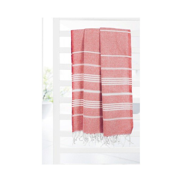 Crveni ručnik s udjelom pamuka Kate Louise Cotton Collection Classic Red, 100 x 180 cm-image-4