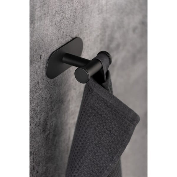 Crni samostalni držač za ručnik Wenko Orea-image-1
