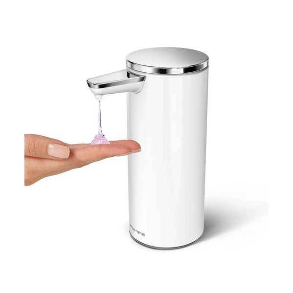 Bijeli automatski čelični dozator sapuna 266 ml - simplehuman-image-1