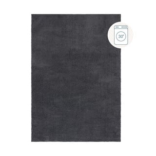 Tamno sivi perivi tepih od recikliranih vlakna 160x230 cm Fluffy – Flair Rugs