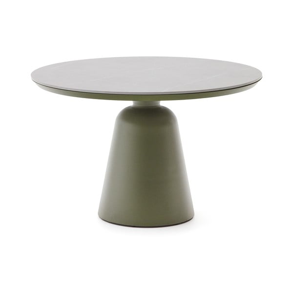 Okrugao vrtni stol s keramičkom daskom ø 120 cm Tudons – Kave Home