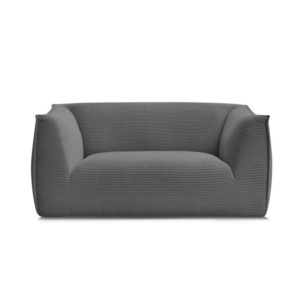 Tamno siva sofa od samta 170 cm Giorgia – Bobochic Paris