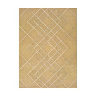 Žuti vanjski tepih Universal Hibis Geo, 135 x 190 cm