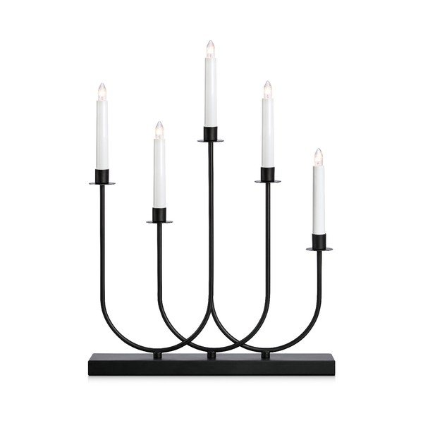 Černý svícen Markslöjd Max, visina 50 cm-image-1