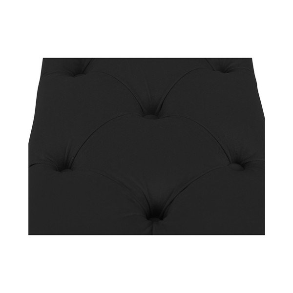 Crni otoman uz krevet s prostorom za odlaganje Kooko Home Manna, 47 x 180 cm-image-2