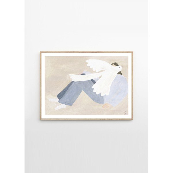 Plakat 70x50 cm Bright Bird – Clara Schicketanz – The Poster Club-image-3