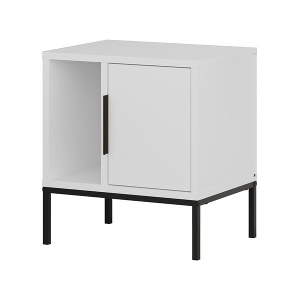 Bijeli noćni ormarić s policama Lani – Marckeric