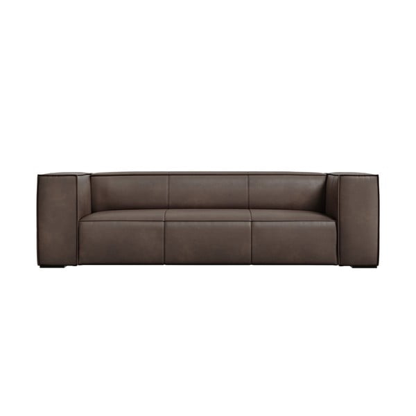 Smeđa kožna sofa 227 cm Madame - Windsor & Co Sofas