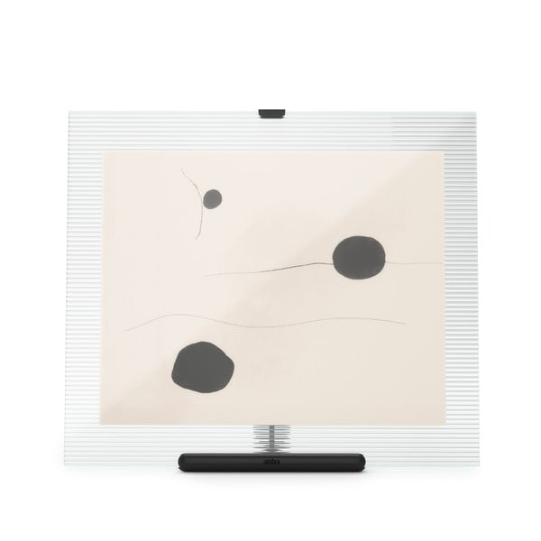 Crni stakleni stojeći okvir 26x30,5 cm Flute – Umbra-image-3