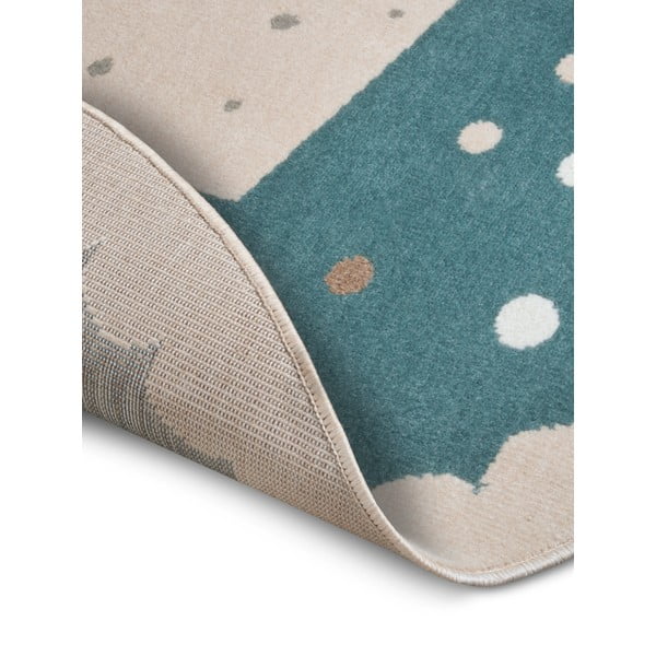 Plavi dječji tepih ø 140 cm Crown – Hanse Home-image-3