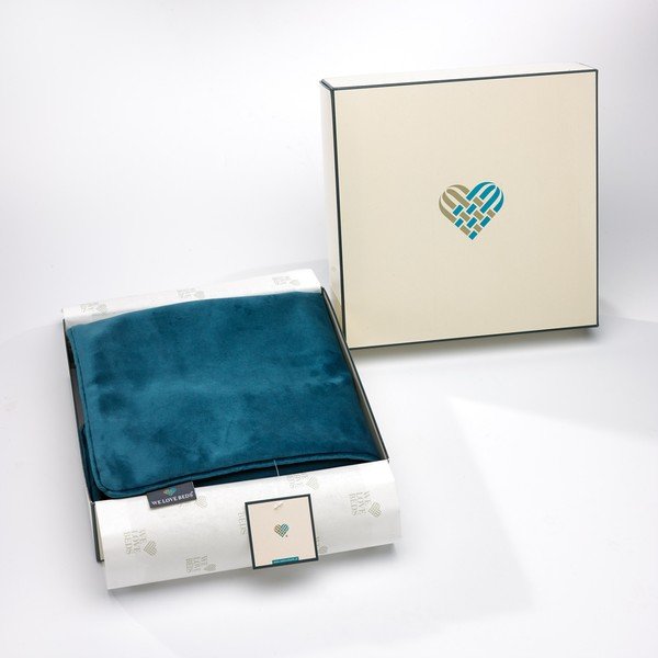 Petrolej zelena jastučnica WeLoveBeds Teal, 50 x 50 cm-image-4