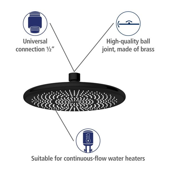 Glava za tuš ø 22,5 cm Water Saving - Wenko-image-3