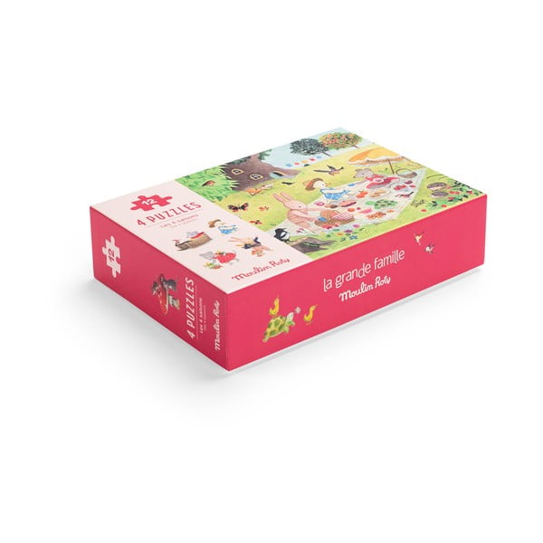 Puzzle La Grande Familie - Moulin Roty-image-1