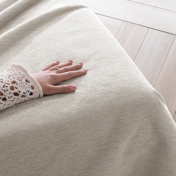 Bež prekrivač od šenila 220x240 cm Talo – Filumi-image-1