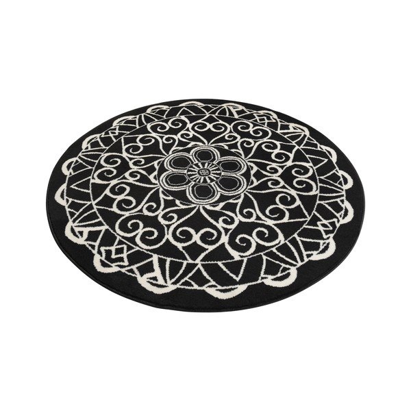 Okrugli crni tepih Hanse Home Capri, ø 140 cm-image-3